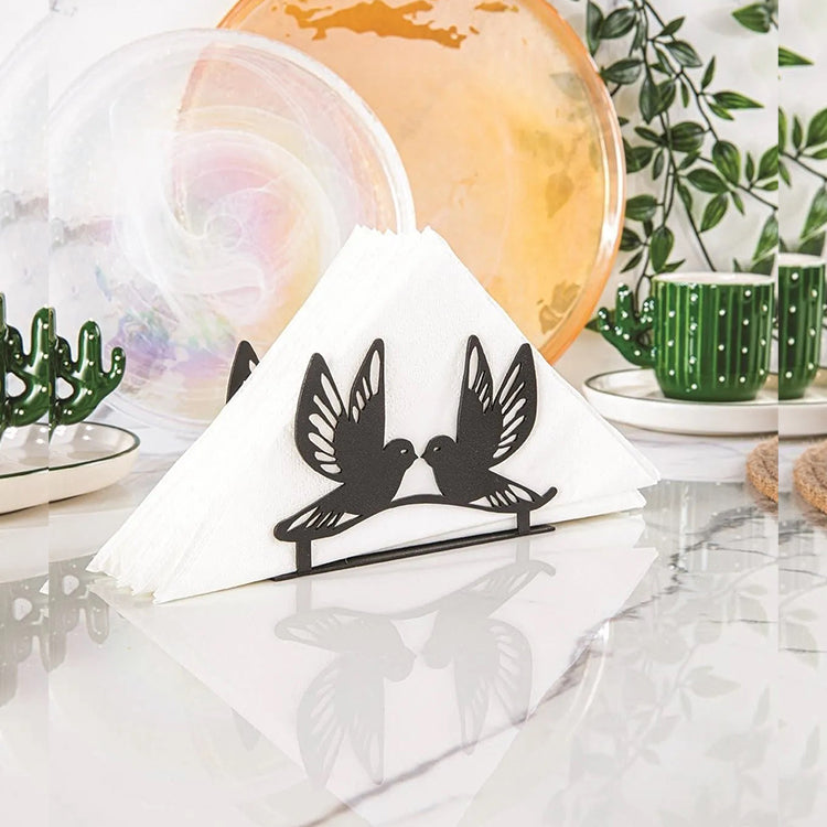 Lovebirds in Love Napkin Holder