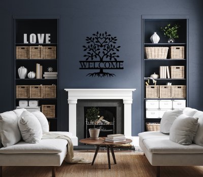 Welcome Wall Sign