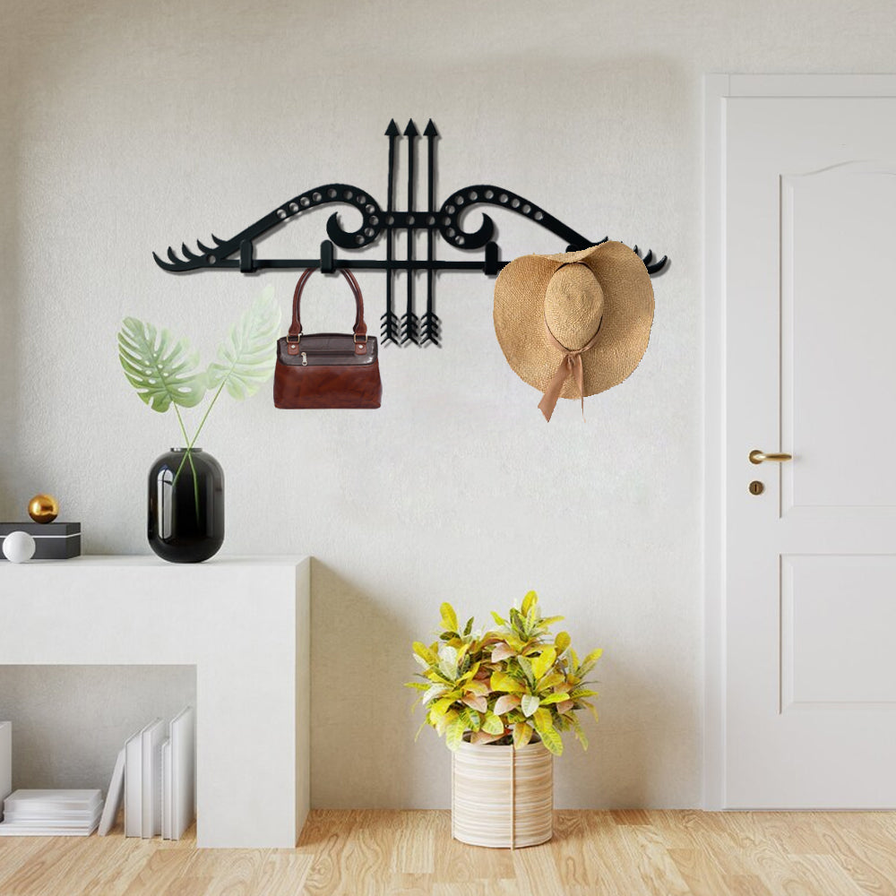 Arrow and Bow Wall Clothes Rack