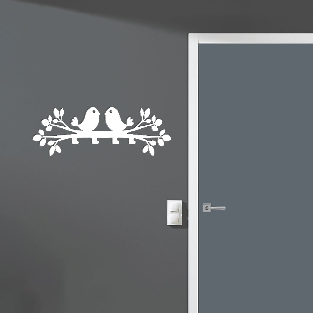 Romantic Birds in Love Wall Holder, Coat Rack