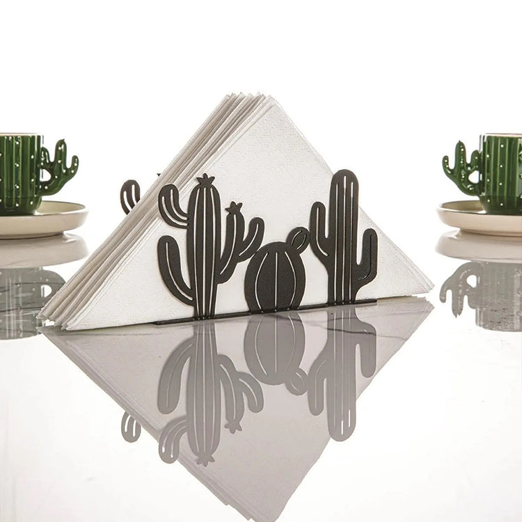 Cactus Metal Napkin Holder