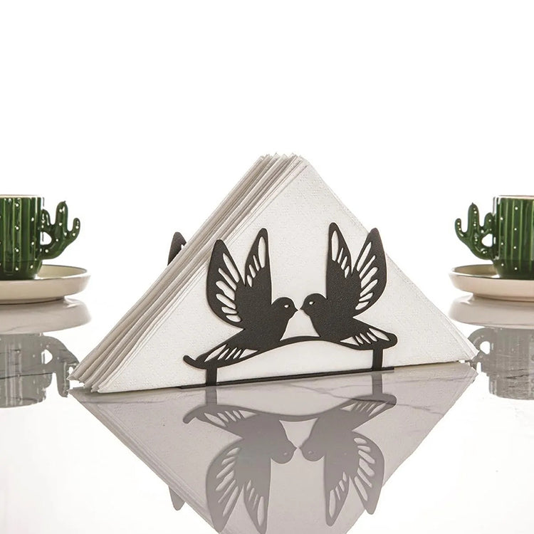 Lovebirds in Love Napkin Holder