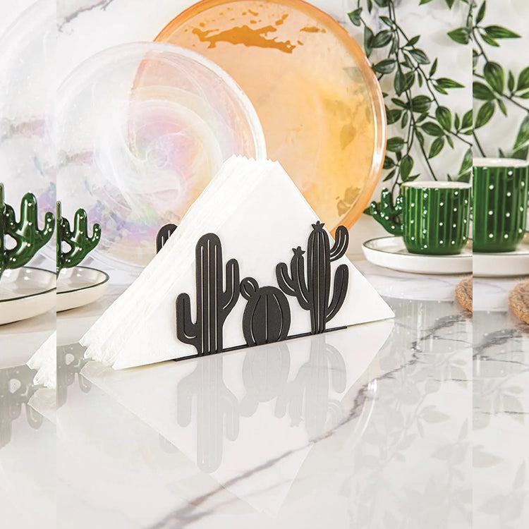 Cactus Metal Napkin Holder