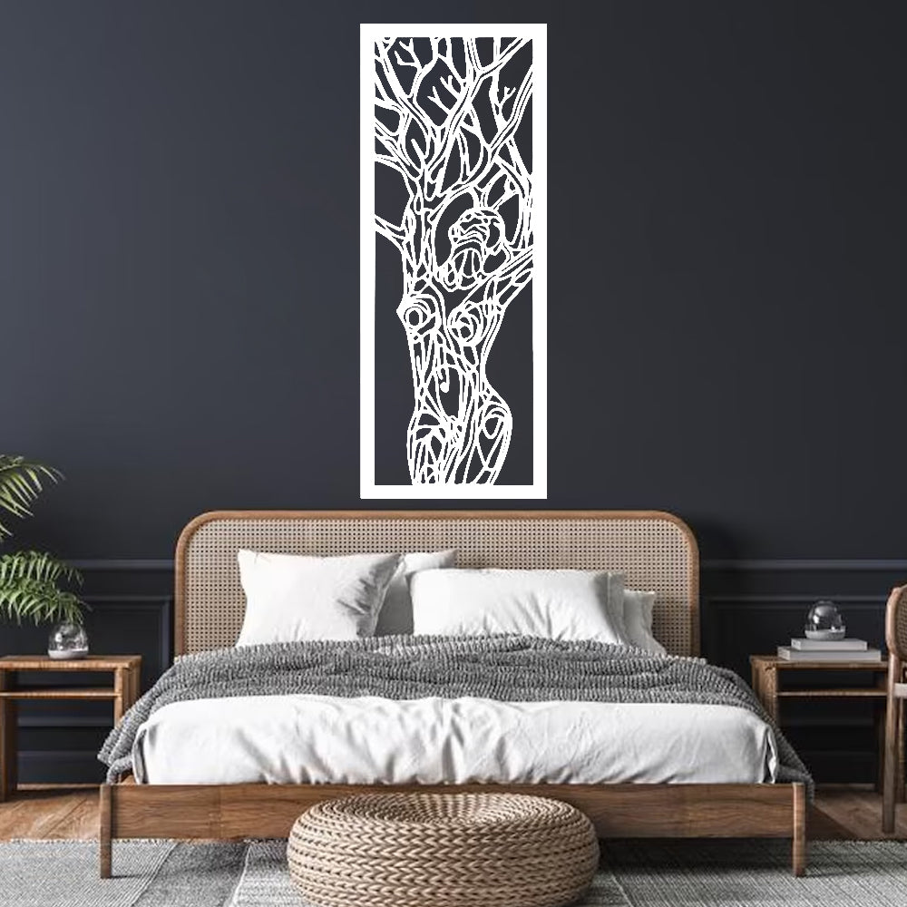 Woman Figure Metal Wall Decoration