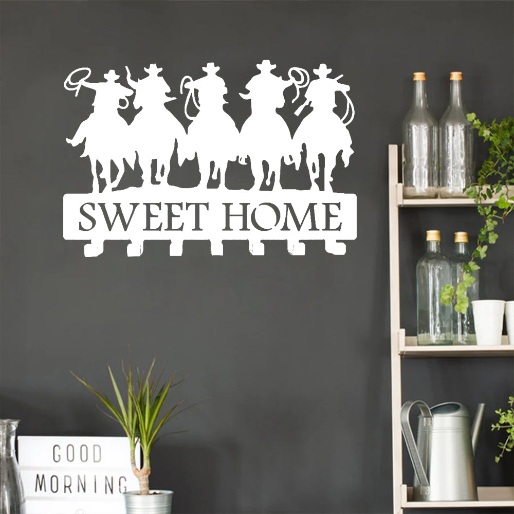 Cowboys And Sweet Home Figured Kitchen Wall Hanger