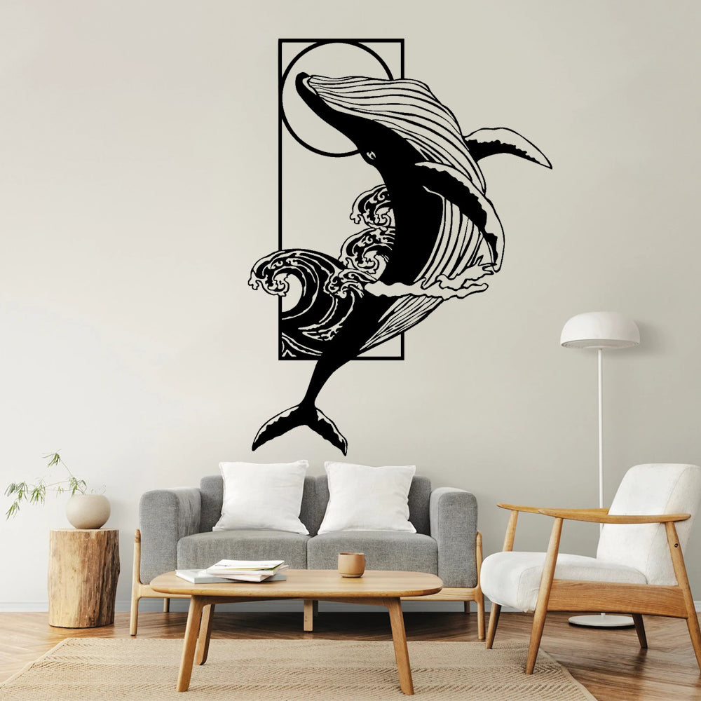 Ocean Themed, Whale Wall Decor