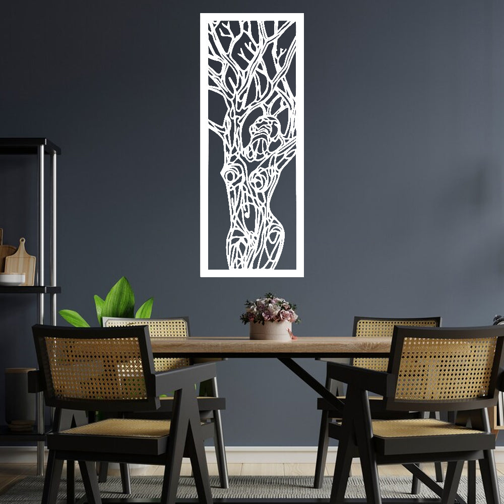 Woman Figure Metal Wall Decoration