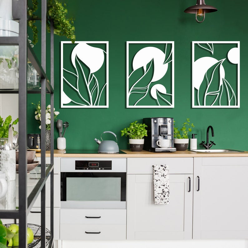 Bohemian Themed Leaves Wall Decor