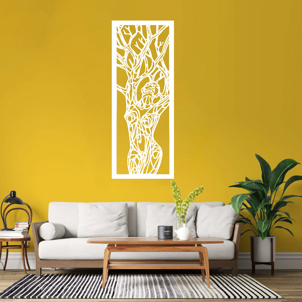 Woman Figure Metal Wall Decoration