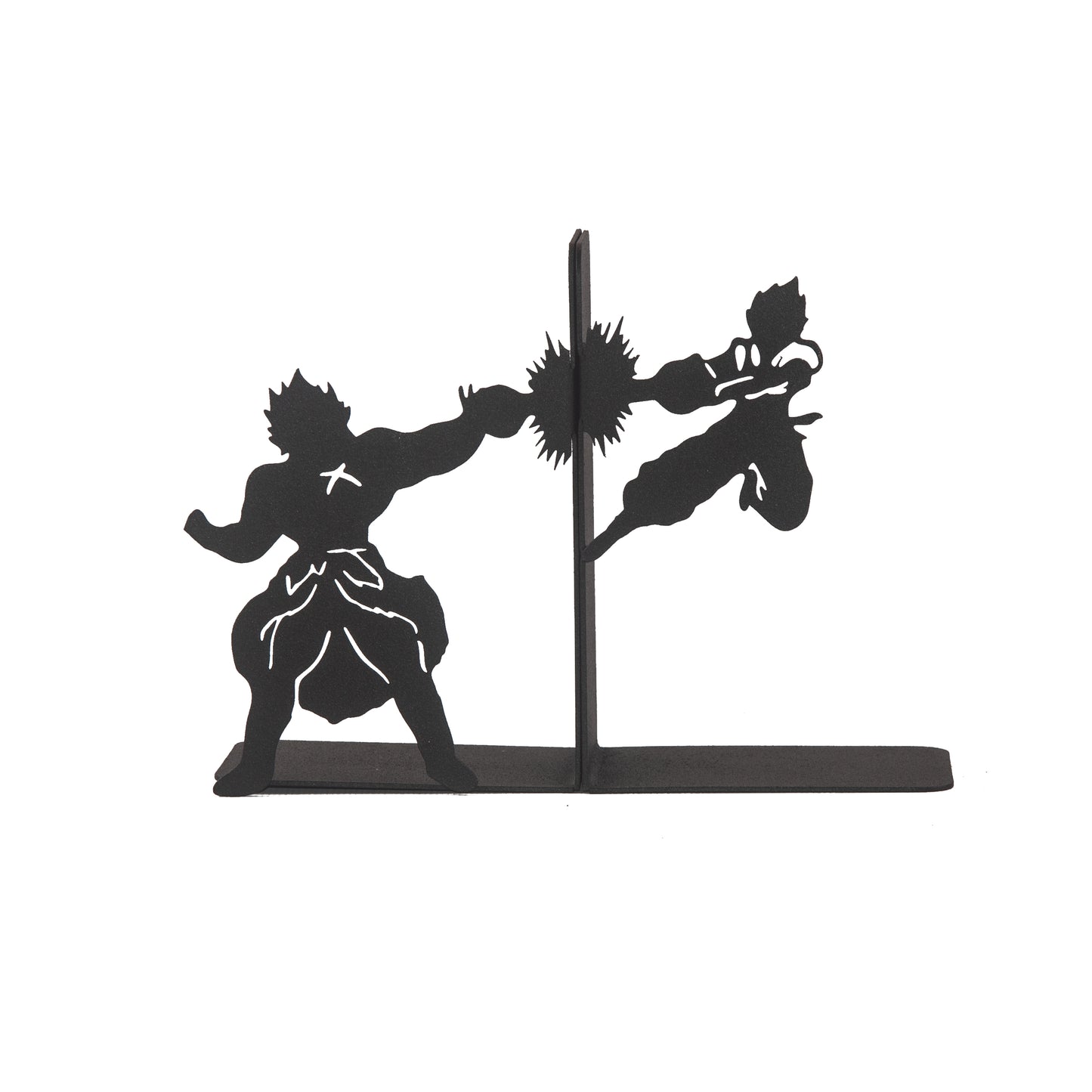 Anime Battle Scene Metal Bookends, Superhero Heroes Book ends for Kids, MangaThemed Book Holders, Dragon Fighters Anime Heros Bookends Gift for Kids, Animation Heroes Book Stand