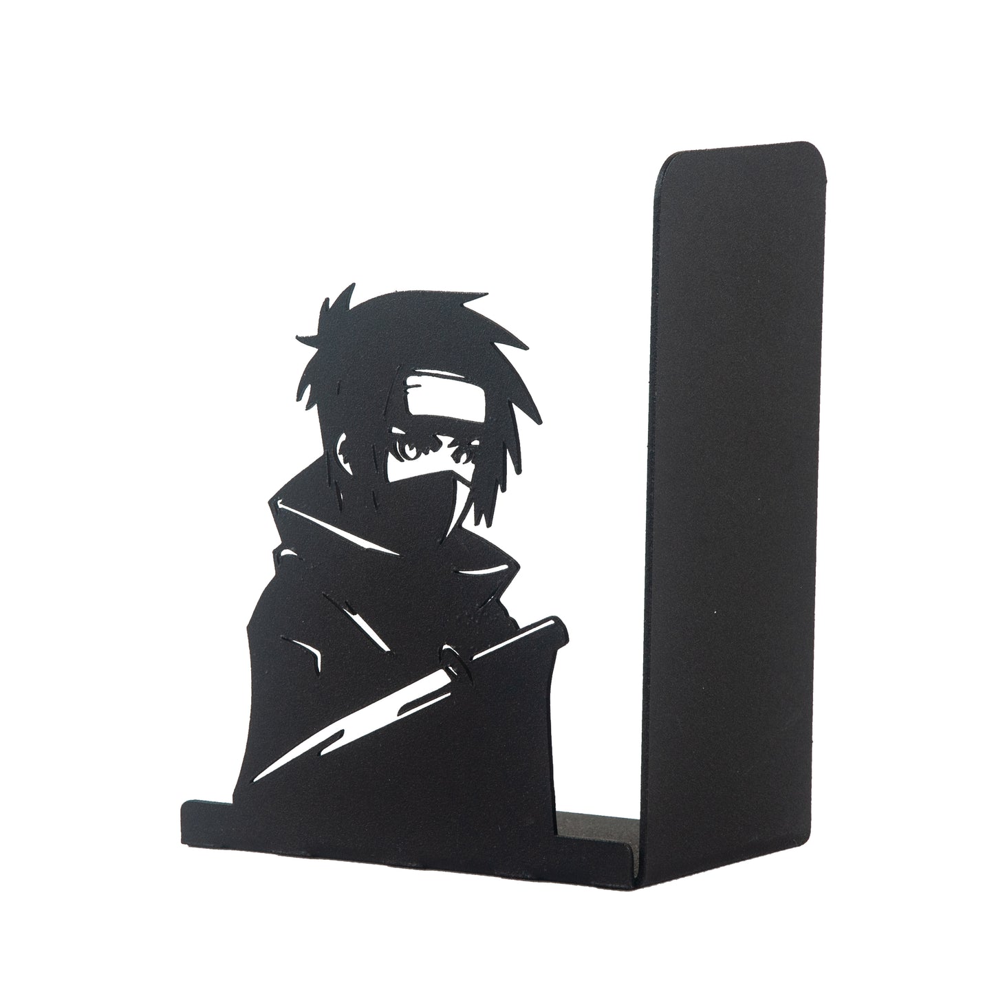 Anime Heroes Silhouette Bookends, Manga Theme Decorative Book Holders, Kids Room Decor, Cartoon Theme Bookends, for Kids, Bookends with Ninja Anime Heroes Silhouettes, Bookends for Kids