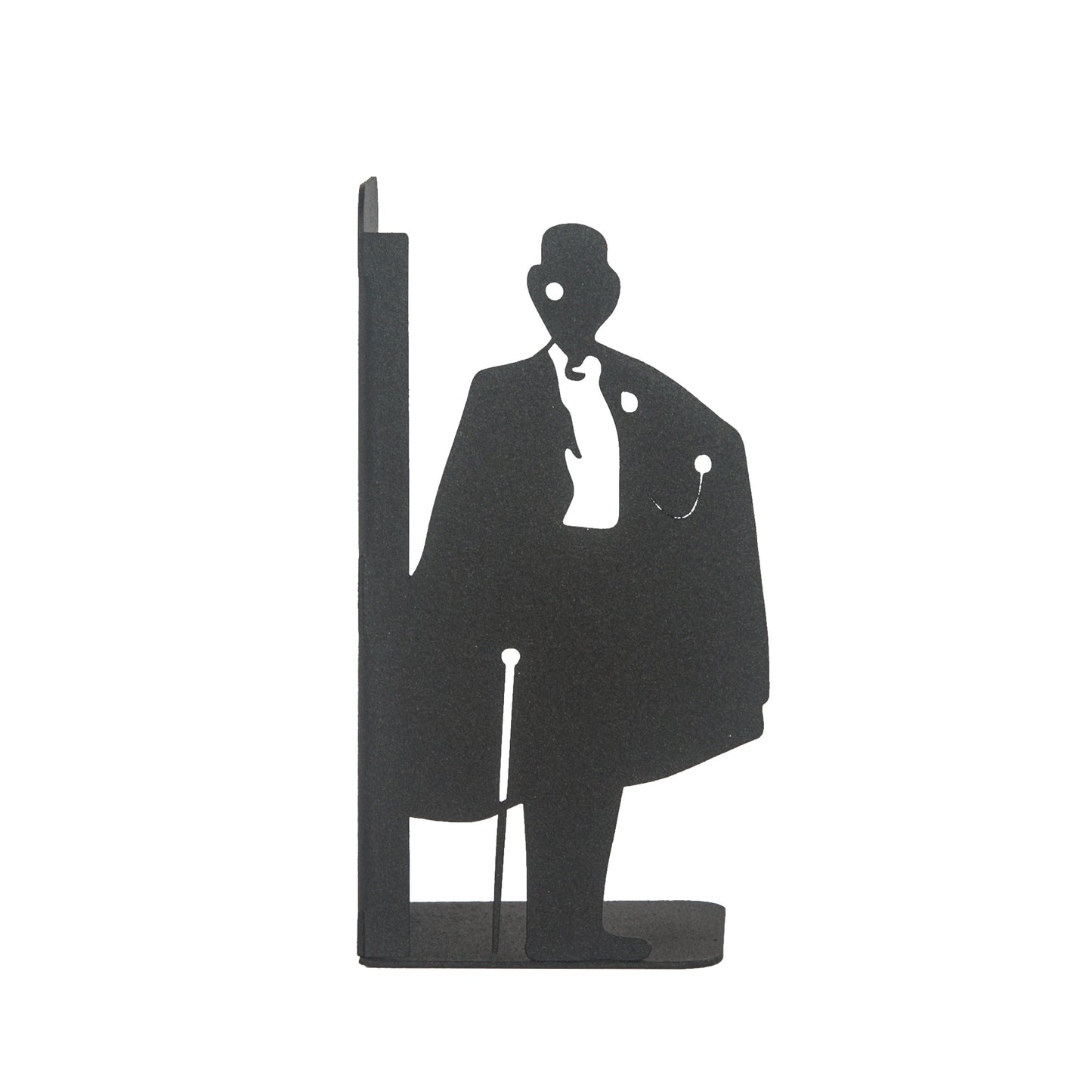 Sherlock Holmes and Arsene Lupin Design, Decorative Book Stands, Detective Figured Bookends, Gift for Book Lovers, Best Gifts for Children, Bookshelf Accessories, Detective Novel Themed Metal Bookends