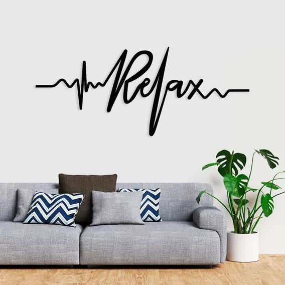 Relax Wall Sign