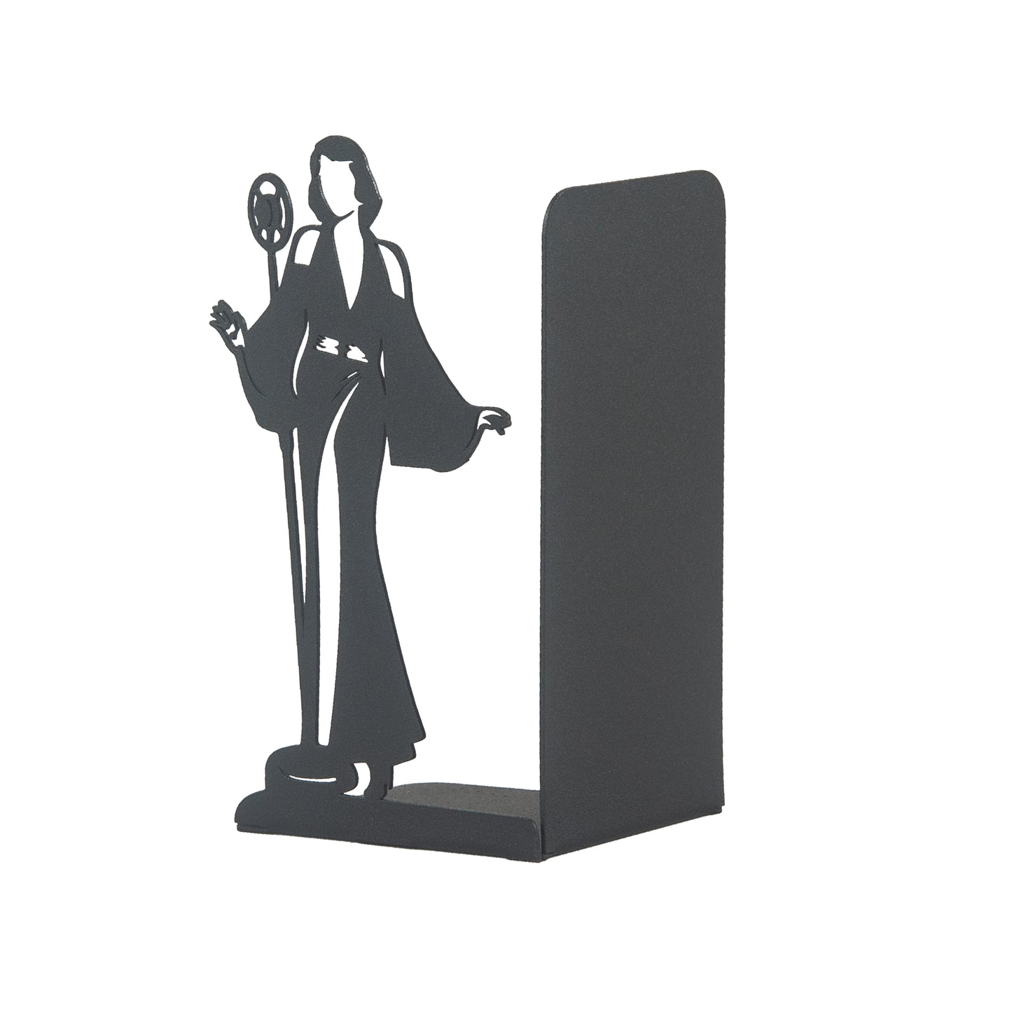 Jazz Musicians Metal Bookends, Singer and Saxophone Player Silhouettes, Decorative Music Themed Book Holders, Soloist Silhouette Bookend, Musician Book Stand, Best Gift for Music Lovers