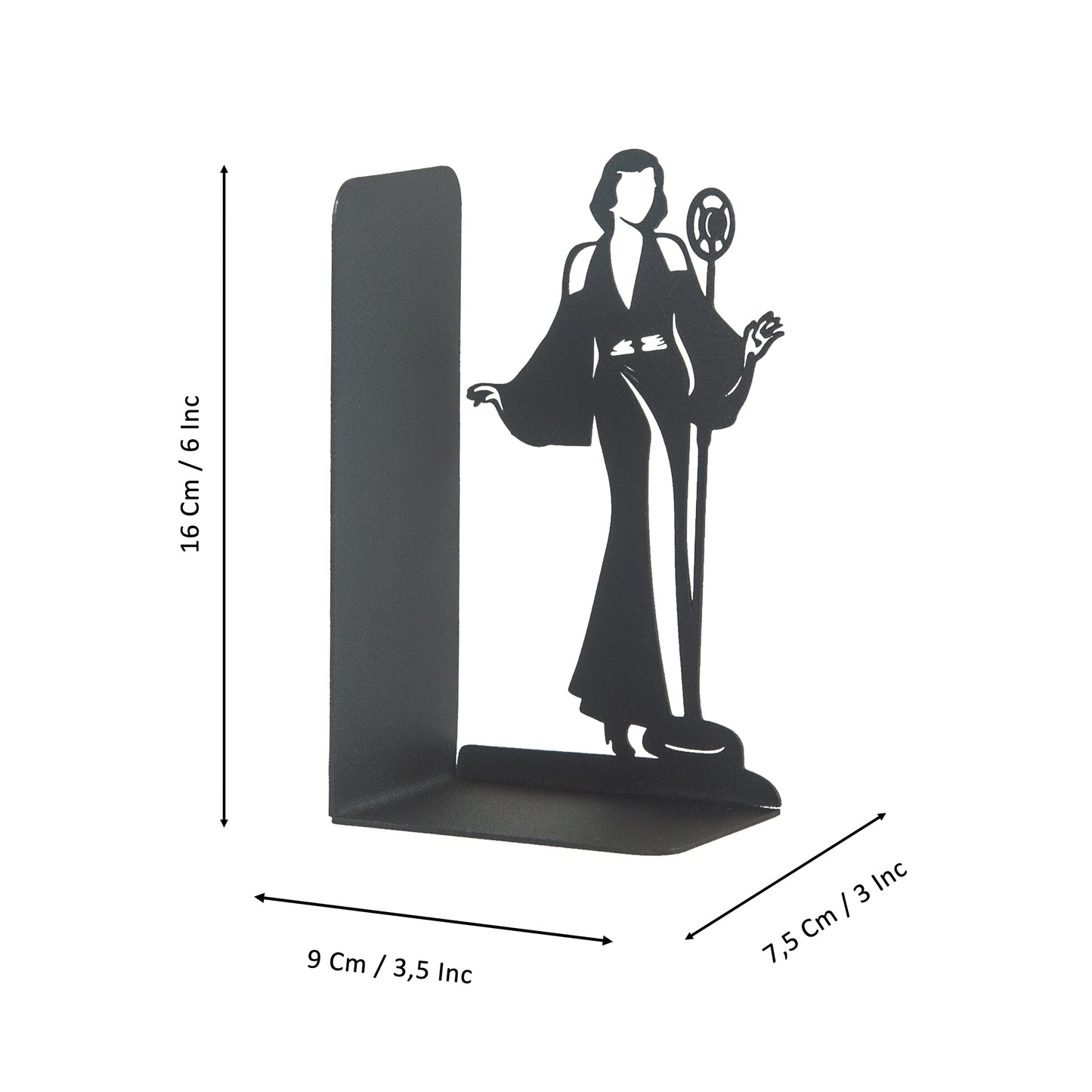 Jazz Musicians Metal Bookends, Singer and Saxophone Player Silhouettes, Decorative Music Themed Book Holders, Soloist Silhouette Bookend, Musician Book Stand, Best Gift for Music Lovers
