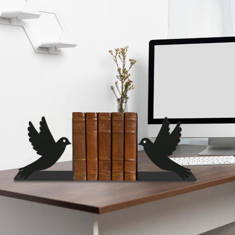 Guardians of Peace Metal Bookend, Doves of Peace Metal Book Holder