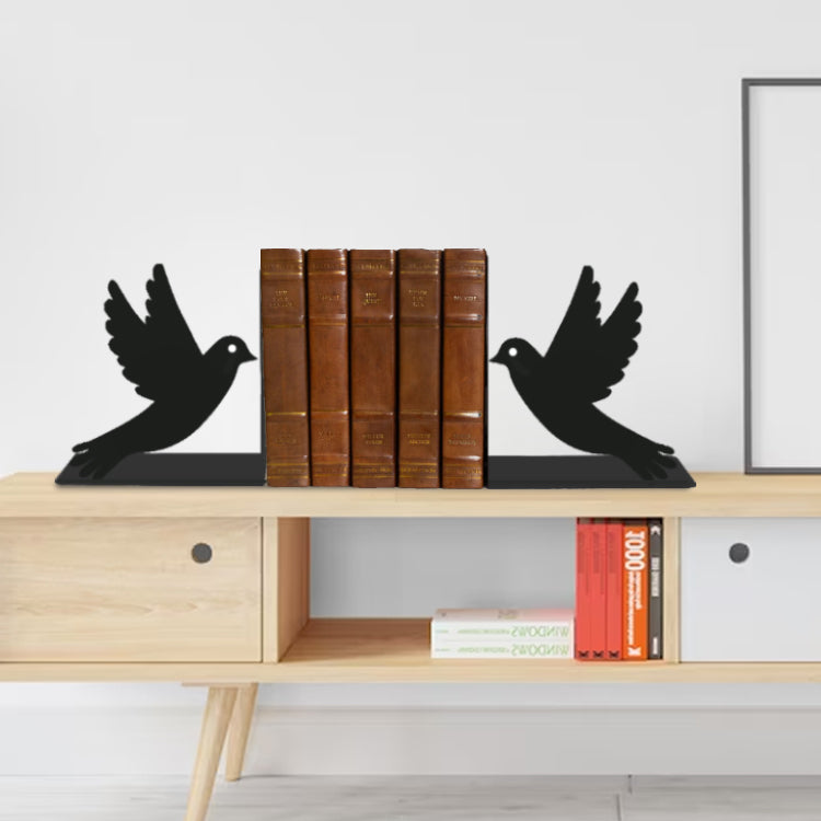 Guardians of Peace Metal Bookend, Doves of Peace Metal Book Holder