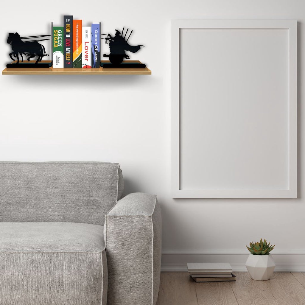 Quadriga Bookends, Chariot Book Support