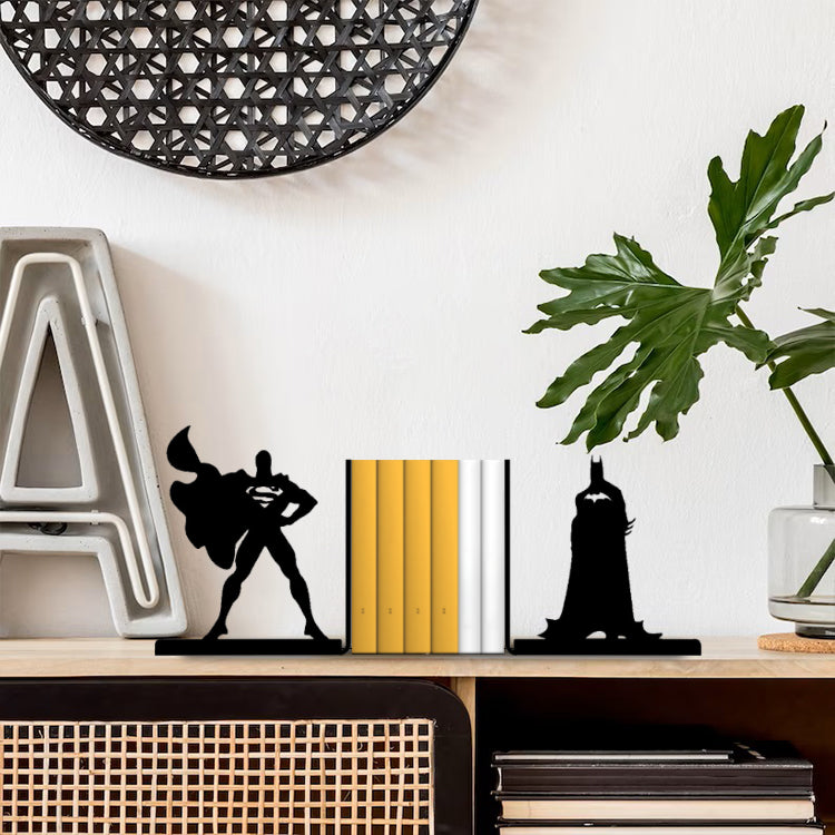Cartoon Bookends, Super Heroes Book Supports