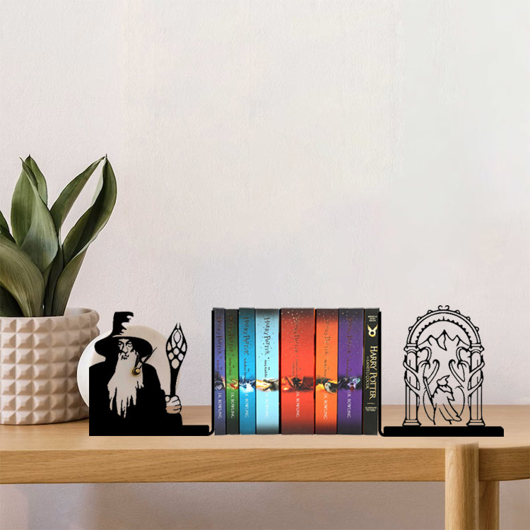 Cartoon Bookends, LOTR Book Supports
