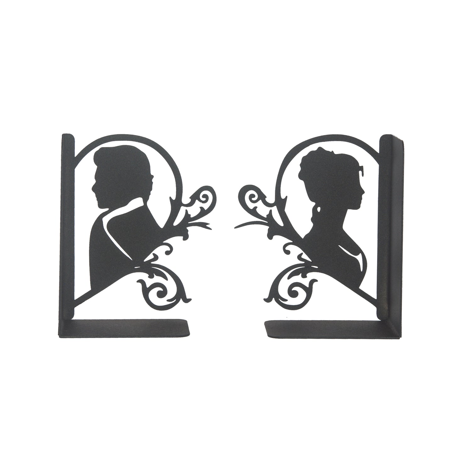 Outlander Bookends, Lovers Silhouette Book Stand, Iconic TV Series Outlander, Gift for Couple, Love Story, Jamie and Claire Fraser, Silhouette of Unforgettable Series Heroes, Decorative Bookends