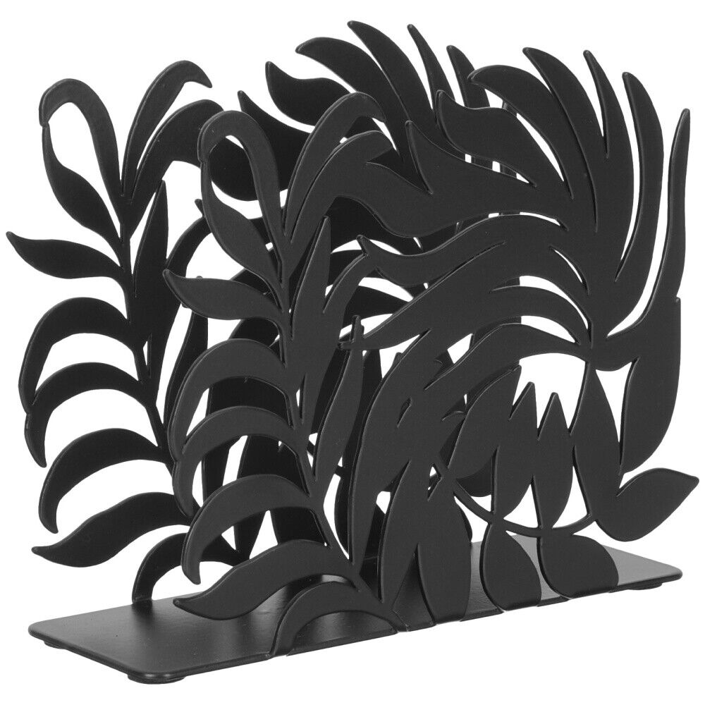 Palm Leaf Napkin Holder, Tropical Leaves Napkin Holder Stand