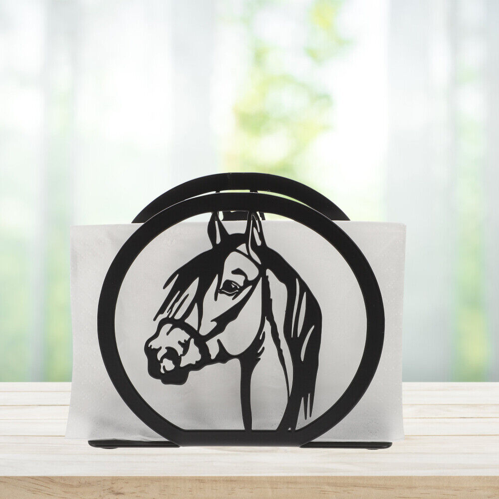 Horse Metal Napkin Holder