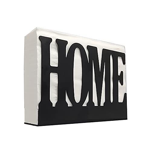I Love Home Metal Napkin Holder