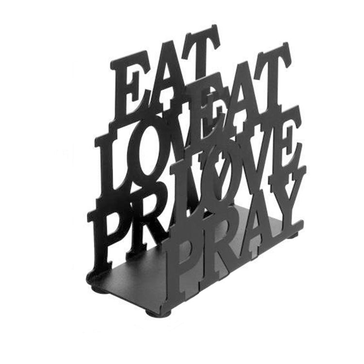 Eat Love Pray Metal Napkin Holder