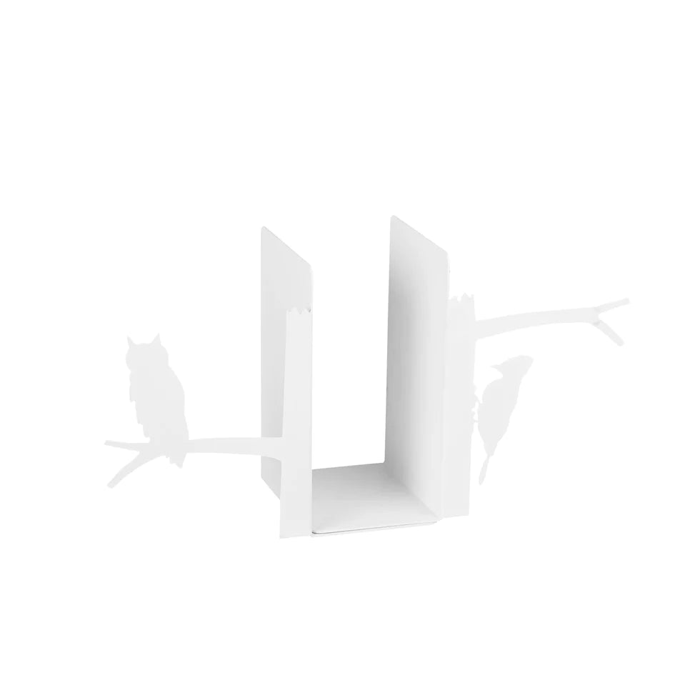 Woodpecker and Owl Bookend