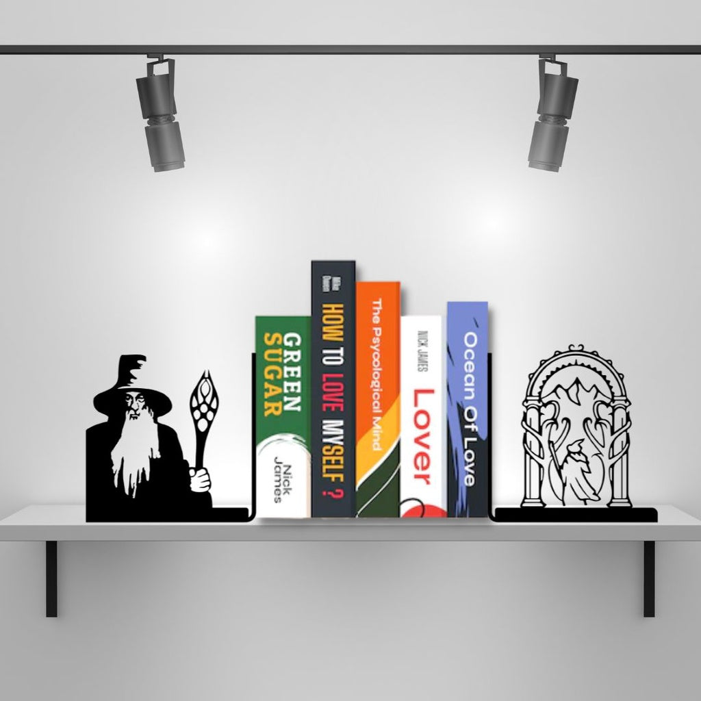 Cartoon Bookends, LOTR Book Supports