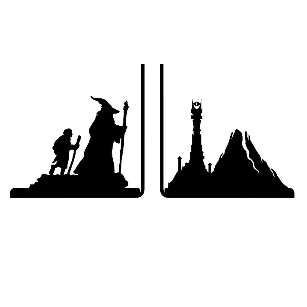 Cartoon Bookends, LOTR Book Holders