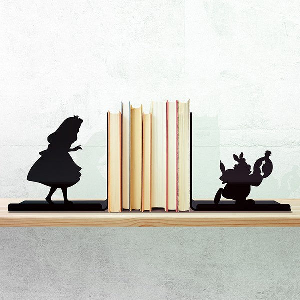 Alice in Wonderland Bookend, Carton Book Holders