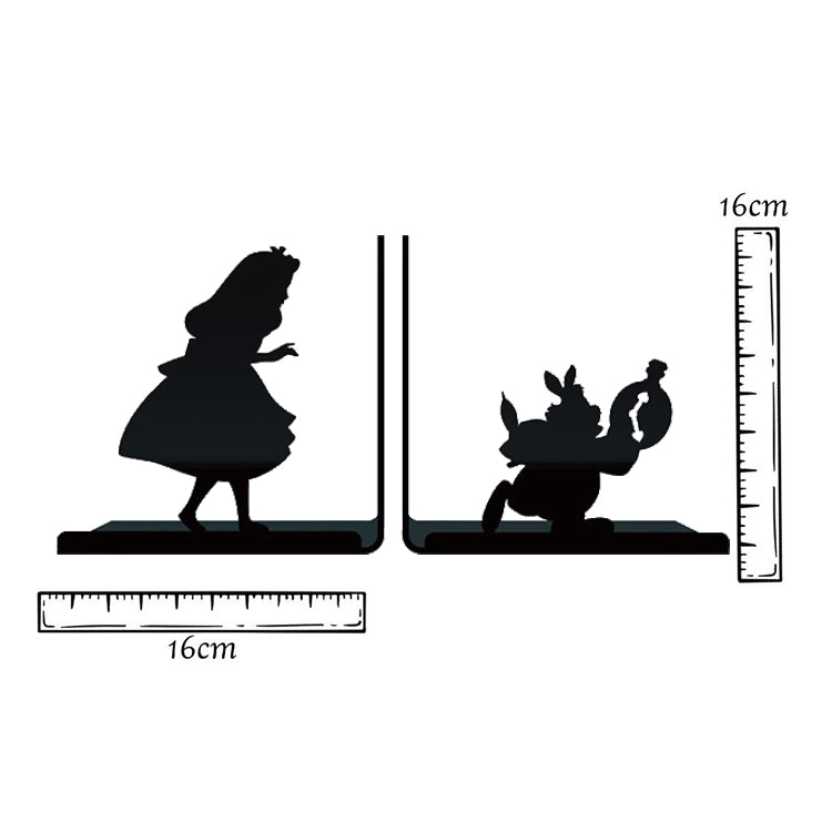 Alice in Wonderland Bookend, Carton Book Holders