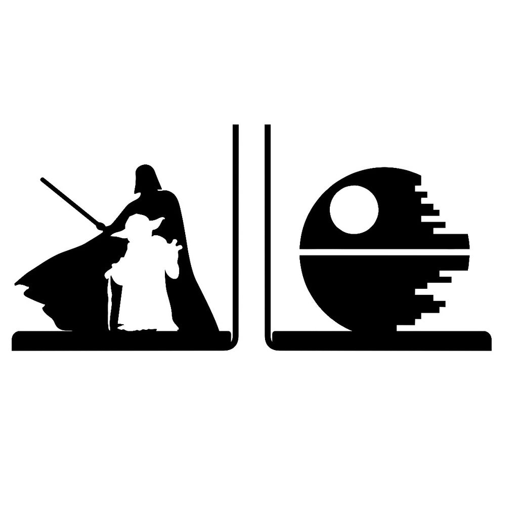 Star Wars Themed Bookends, Cardboard Book Holders