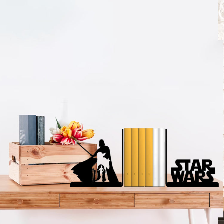 Star Wars Themed Bookends, Dark Vader Vs Yoda Book Holders