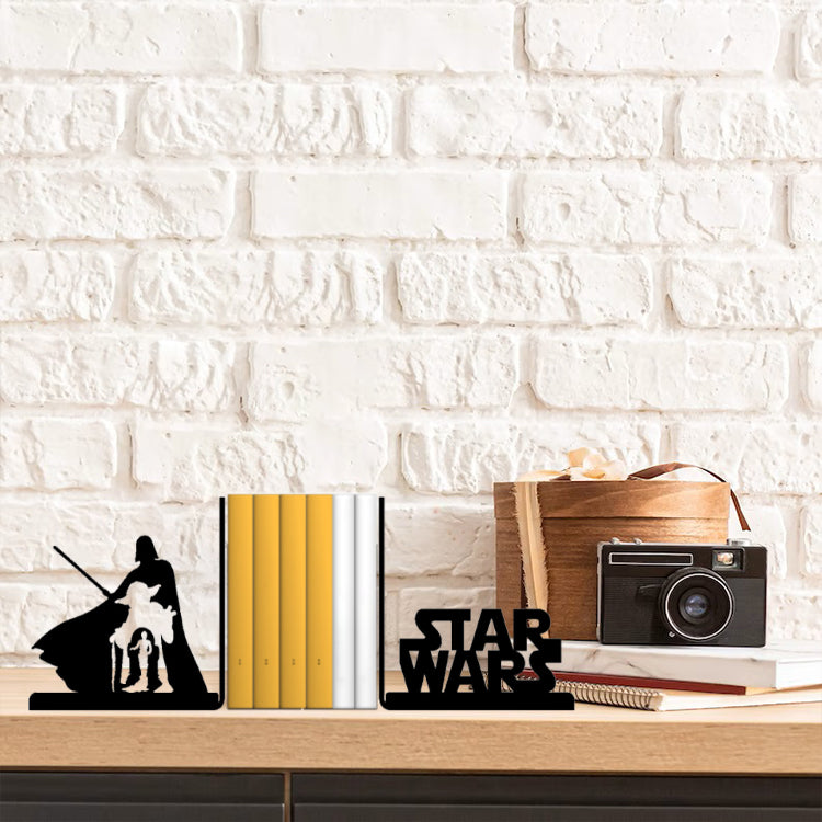 Star Wars Themed Bookends, Dark Vader Vs Yoda Book Holders