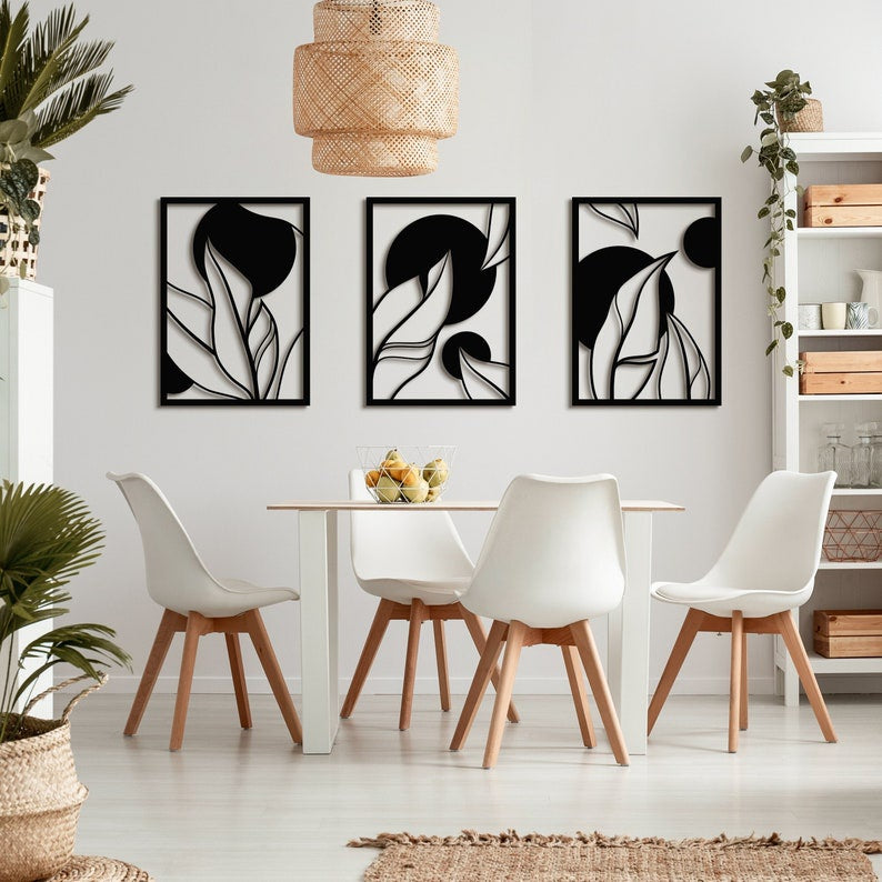 Bohemian Themed Leaves Wall Decor