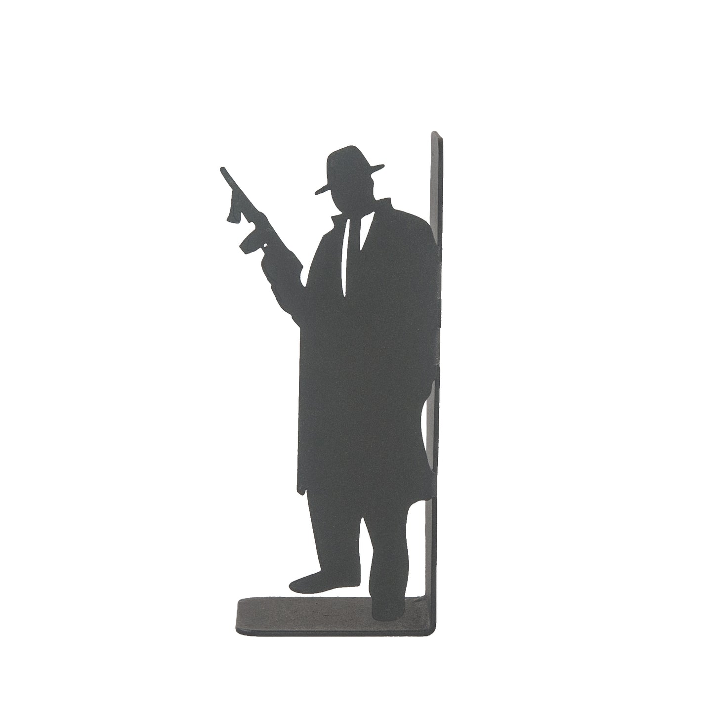 Mafia Silhouette Bookends, Vintage Gangster Theme Book Holders, Street Gang Themed Book Stands, Godfather Bookends, Vintage Bookend, Retro Gangster Boss Book Holders, Elegant Mafia Silhouettes Bookend