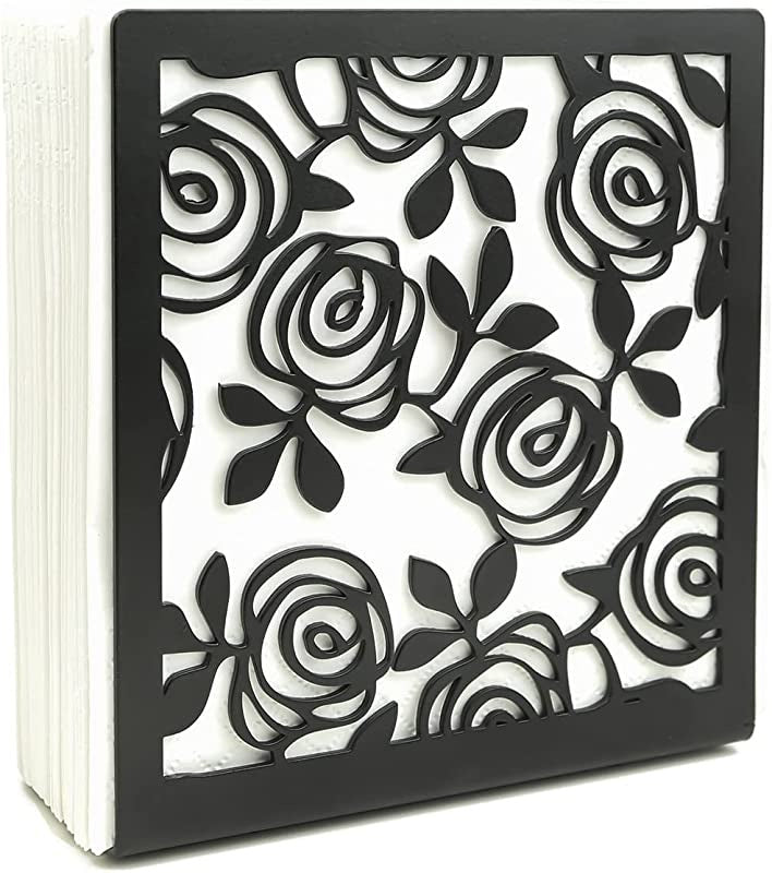 Rose Patterned Napkin Holders