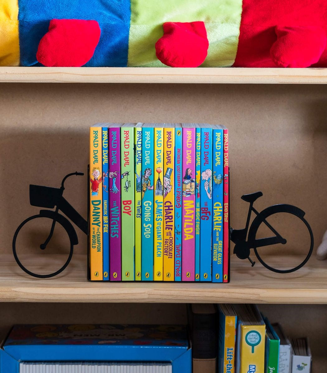Bicycle Figured Bookend with Basket
