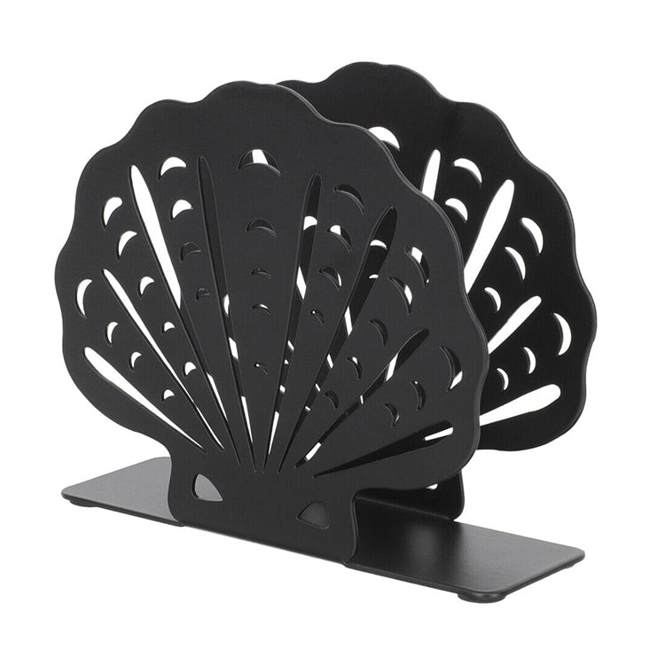 Seashell Patterned Metal Napkin Holder