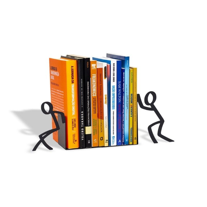 Sticky Man Figured Metal Book Holder - Polar Opposites Theme