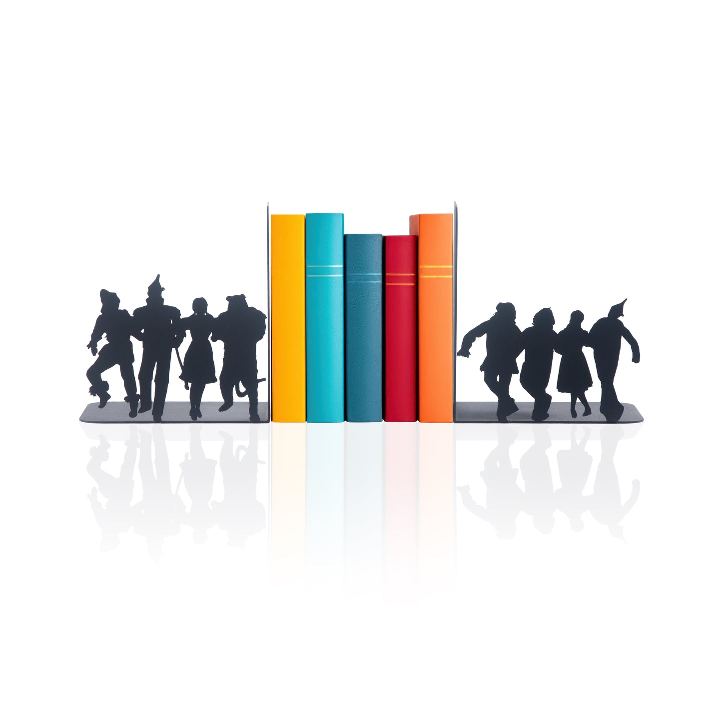 The Wizard of Oz Book End, Fantasy Fiction Heroes Bookends for Kids Room, Cartoon Book Supports for Kids Room, Cartoon Characters Bookends, Dorothy, Scarecrow ,Tin Woodman ,The Cowardly Lion