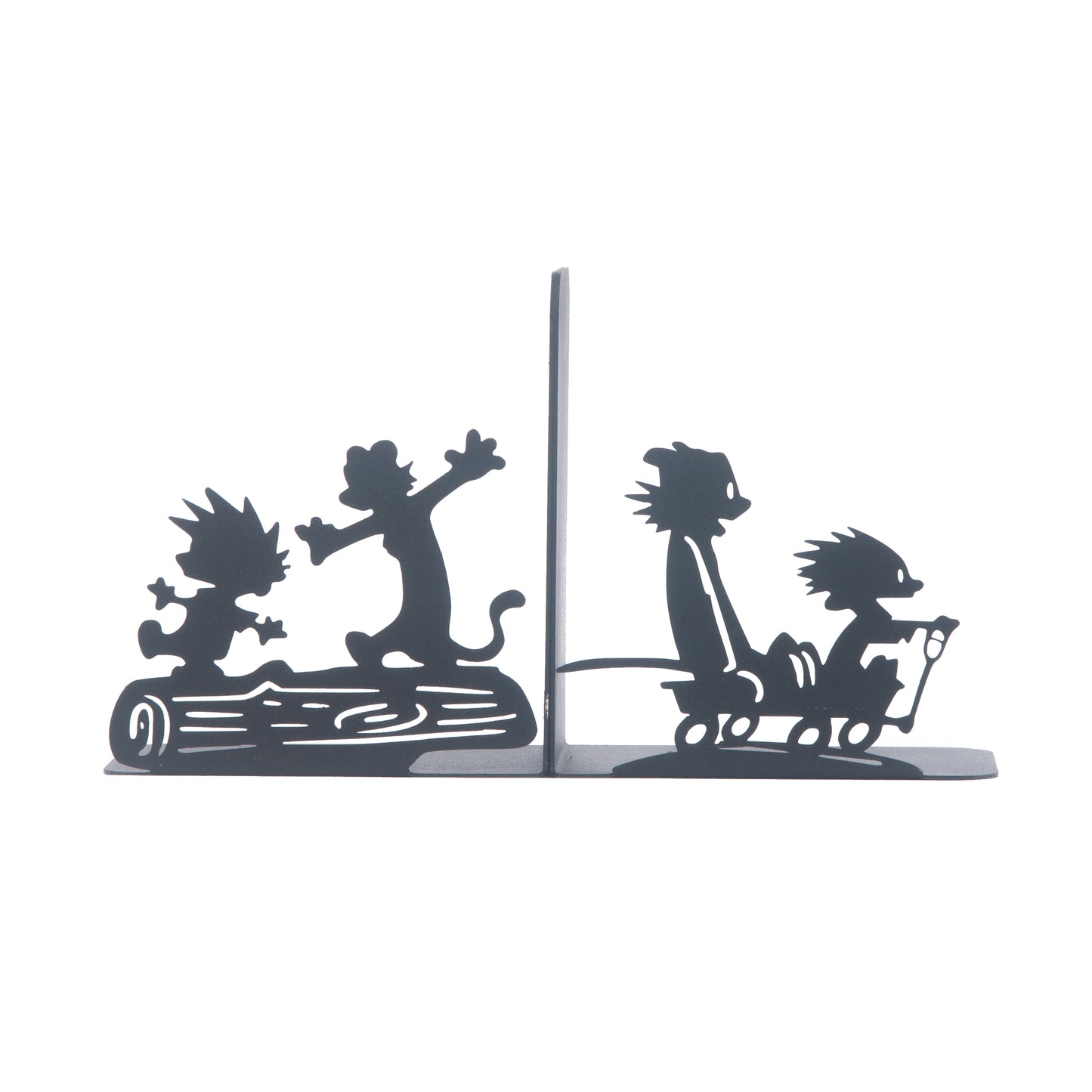 Calvin and Hobbes Bookends, Anime Bookend, Decorative Comics Metal Bookends, Cartoon Book Supports for Kids Room, Custom Bookends, Super Heroes Book Stands, Gift for Kids, Best Gift