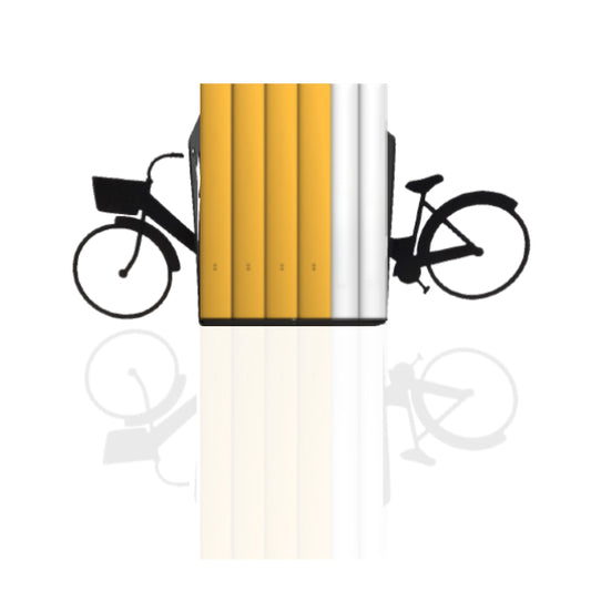Bicycle Figured Bookend with Basket