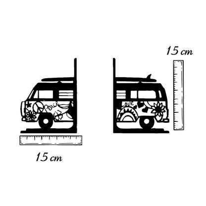 Caravan Car Figured Bookend