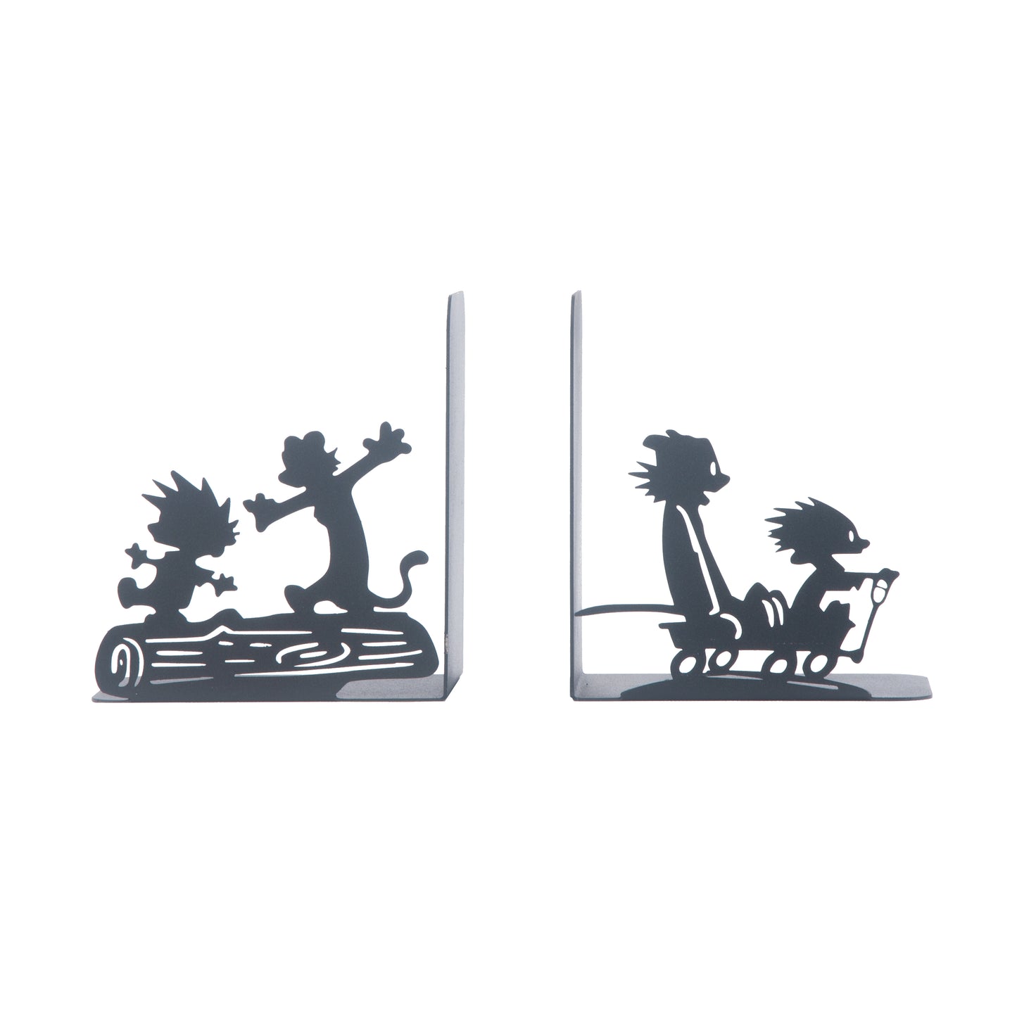 Calvin and Hobbes Bookends, Anime Bookend, Decorative Comics Metal Bookends, Cartoon Book Supports for Kids Room, Custom Bookends, Super Heroes Book Stands, Gift for Kids, Best Gift