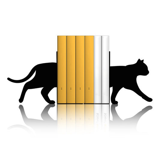 Black Cat Bookends, Cat Book Holders