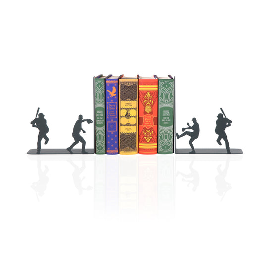 Baseball Player Silhouette Bookends, Sports Themed Decorative Book Holders, Gift for Kids and Fans, Greaters Baseball Player Bookends, Major League Players, Bookend for Sport Fan